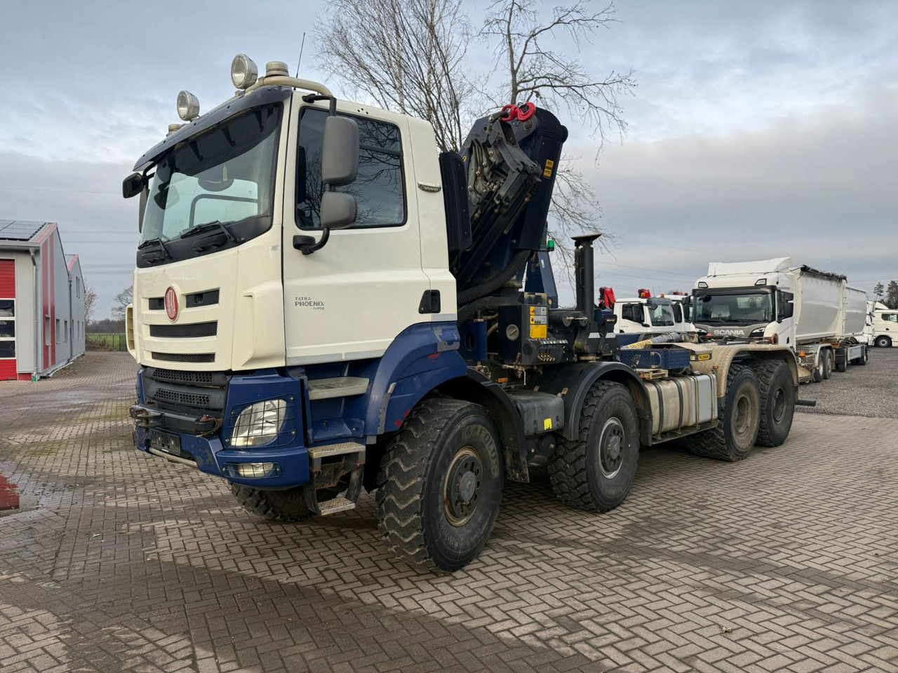 Tatra Phoenix 8x8 Paflinger Kran Hakengerät - Haakarmsysteem vrachtwagen: afbeelding 3 Tatra Phoenix 8x8 Paflinger Kran Hakengerät - Haakarmsysteem vrachtwagen: afbeelding 3