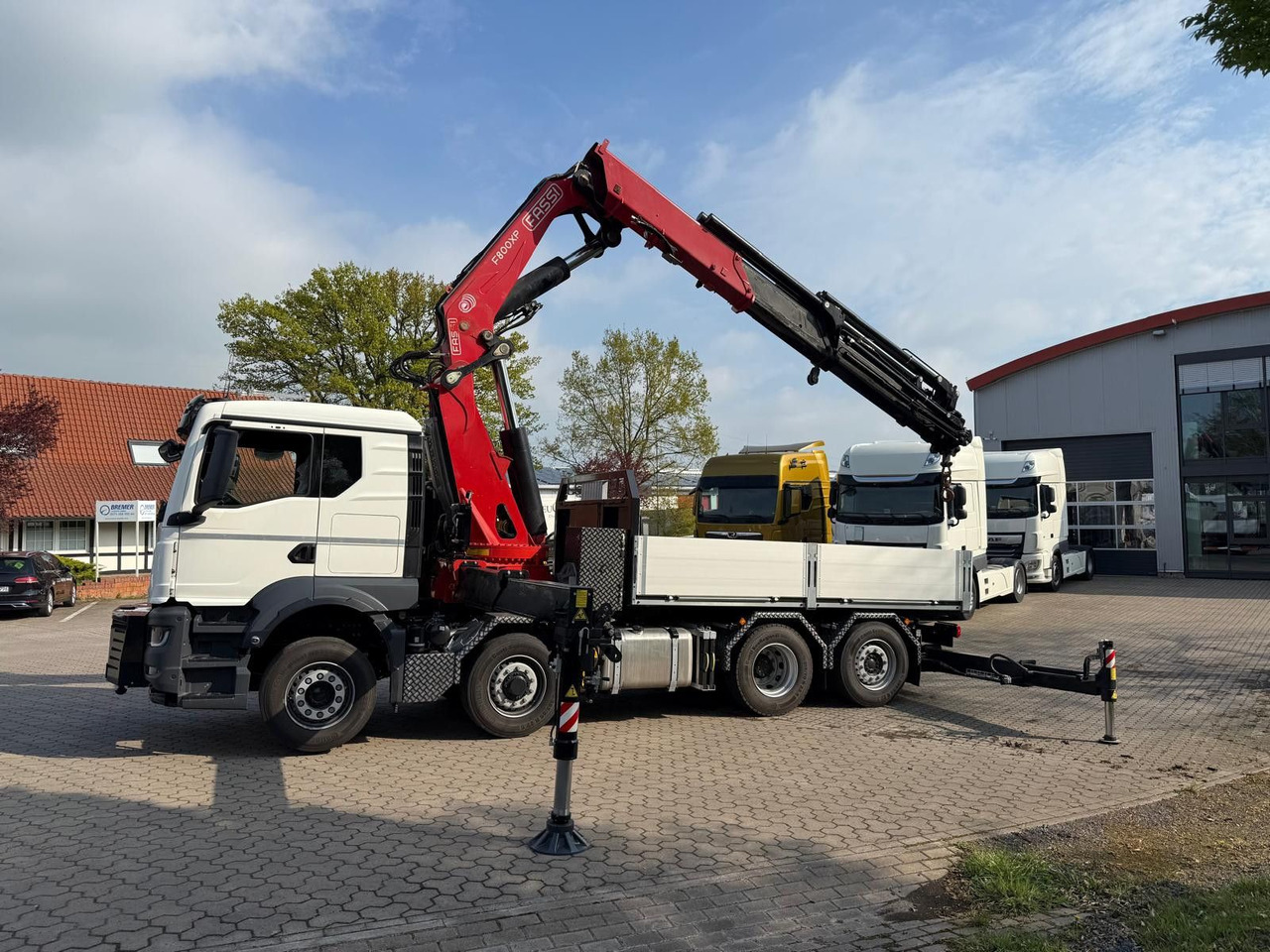 MAN 35.520 8x4 Fassi F800 RA2.28 OHNE ABSTÜTZÜBERWA. - Trekker: afbeelding 1 MAN 35.520 8x4 Fassi F800 RA2.28 OHNE ABSTÜTZÜBERWA. - Trekker: afbeelding 1