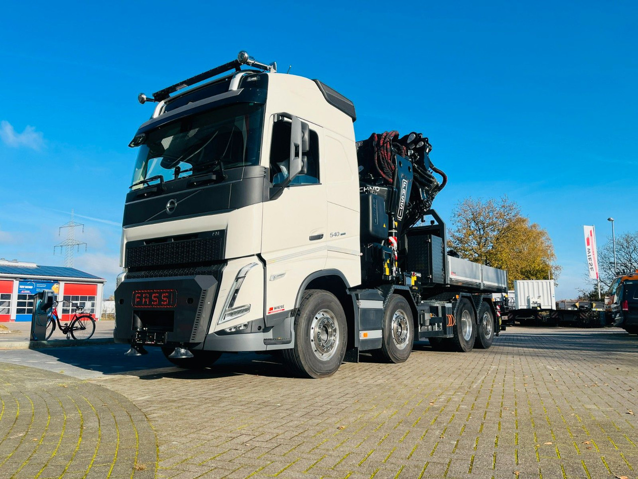 Volvo FH 540 SZM mit F1450 HXP Fly Jib + Winde - Vrachtwagen met open laadbak, Kraanwagen: afbeelding 5 Volvo FH 540 SZM mit F1450 HXP Fly Jib + Winde - Vrachtwagen met open laadbak, Kraanwagen: afbeelding 5