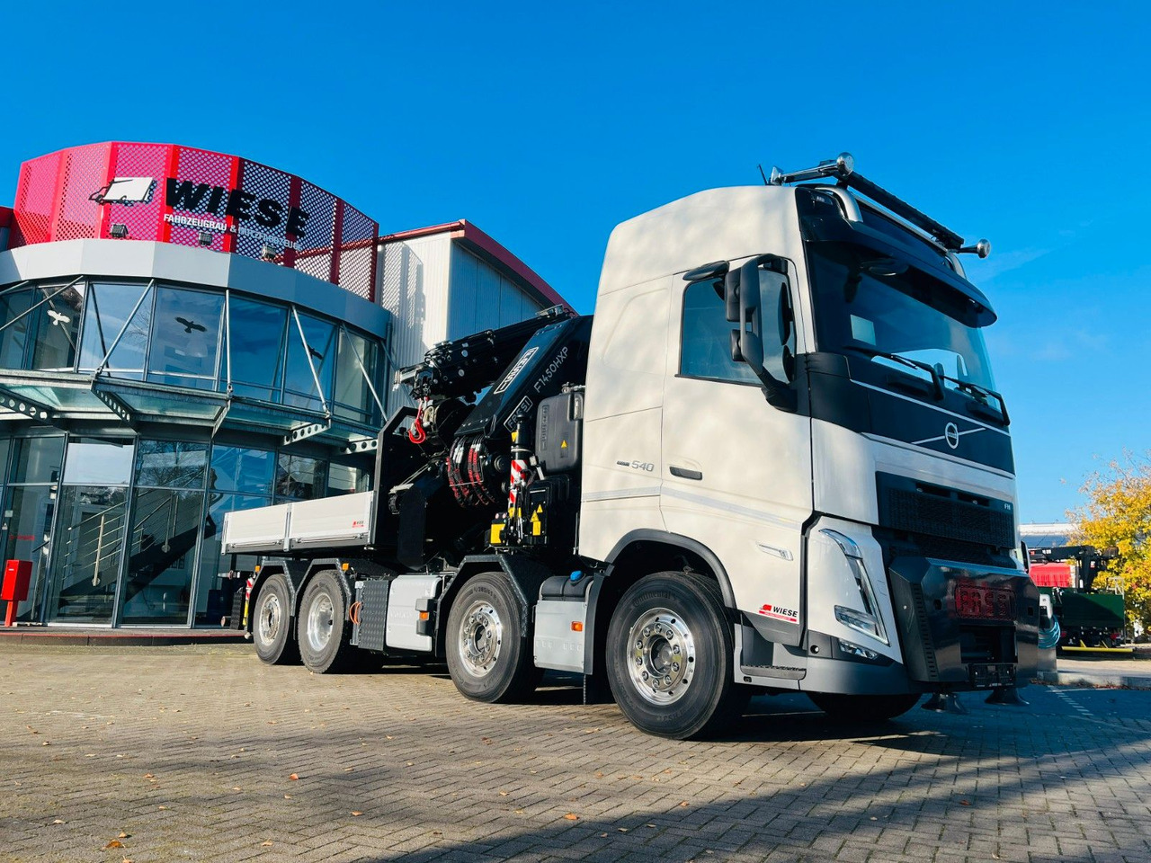 Volvo FH 540 SZM mit F1450 HXP Fly Jib + Winde - Vrachtwagen met open laadbak, Kraanwagen: afbeelding 1 Volvo FH 540 SZM mit F1450 HXP Fly Jib + Winde - Vrachtwagen met open laadbak, Kraanwagen: afbeelding 1