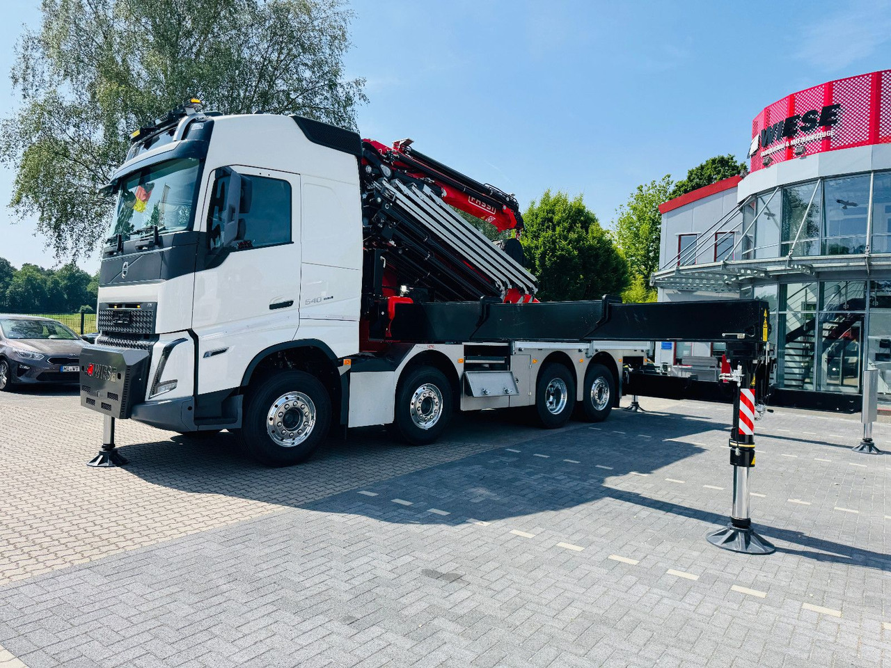 Volvo FH 540 mit Fassi F2150RAL Fly Jib + Winde - Vrachtwagen met open laadbak, Kraanwagen: afbeelding 4 Volvo FH 540 mit Fassi F2150RAL Fly Jib + Winde - Vrachtwagen met open laadbak, Kraanwagen: afbeelding 4