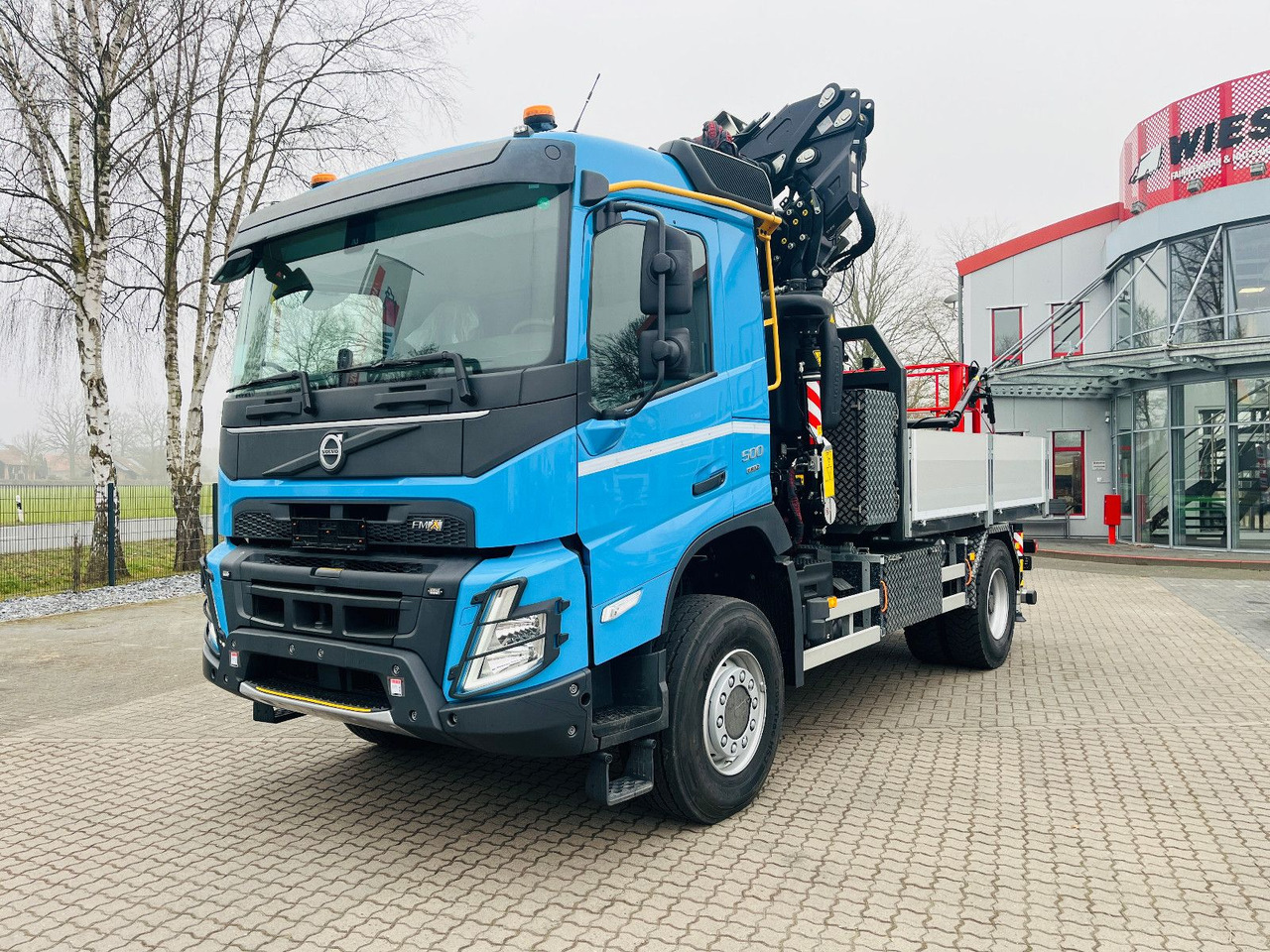 Volvo FMX 500 inkl. F345RB.2.24 & L324 +V20 & Korb - Vrachtwagen met open laadbak, Kraanwagen: afbeelding 1 Volvo FMX 500 inkl. F345RB.2.24 & L324 +V20 & Korb - Vrachtwagen met open laadbak, Kraanwagen: afbeelding 1