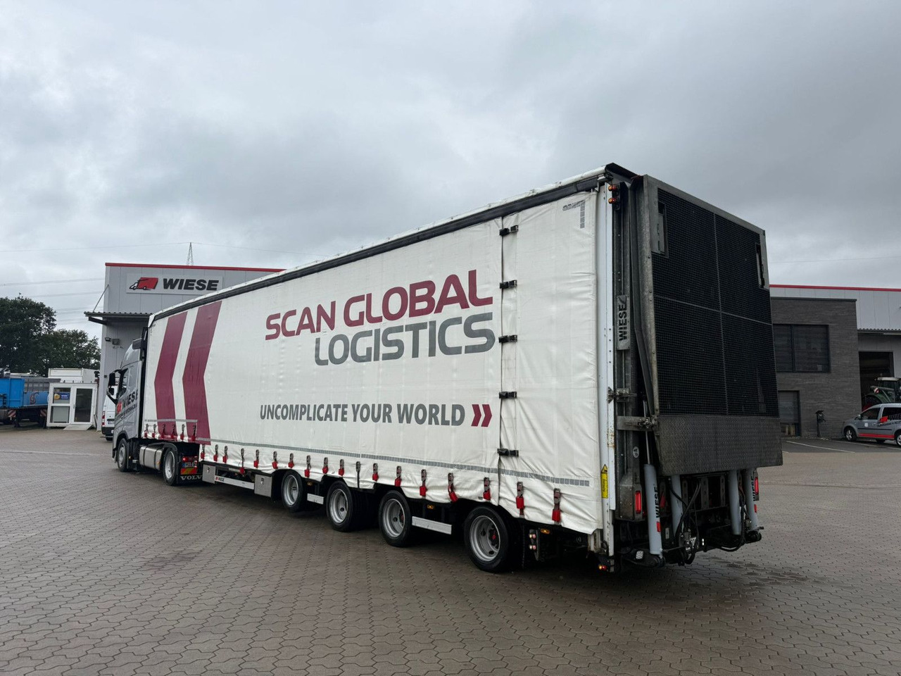 Wiese 4-Achs Mega Gabelstaplertransporter Rampe - Dieplader oplegger: afbeelding 1 Wiese 4-Achs Mega Gabelstaplertransporter Rampe - Dieplader oplegger: afbeelding 1