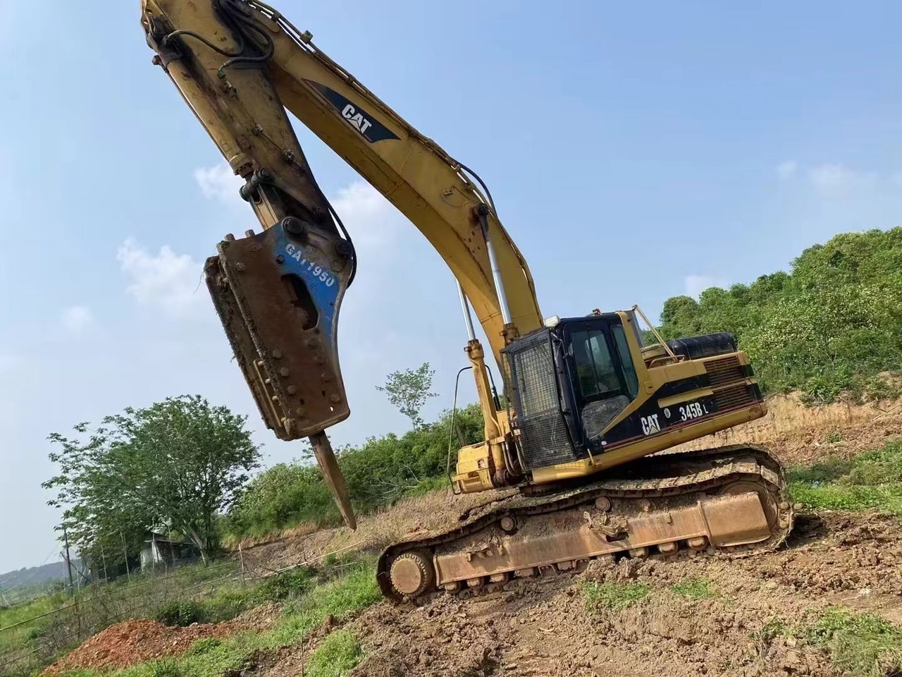 CATERPILLAR 345B - Rupsgraafmachine: afbeelding 1 CATERPILLAR 345B - Rupsgraafmachine: afbeelding 1