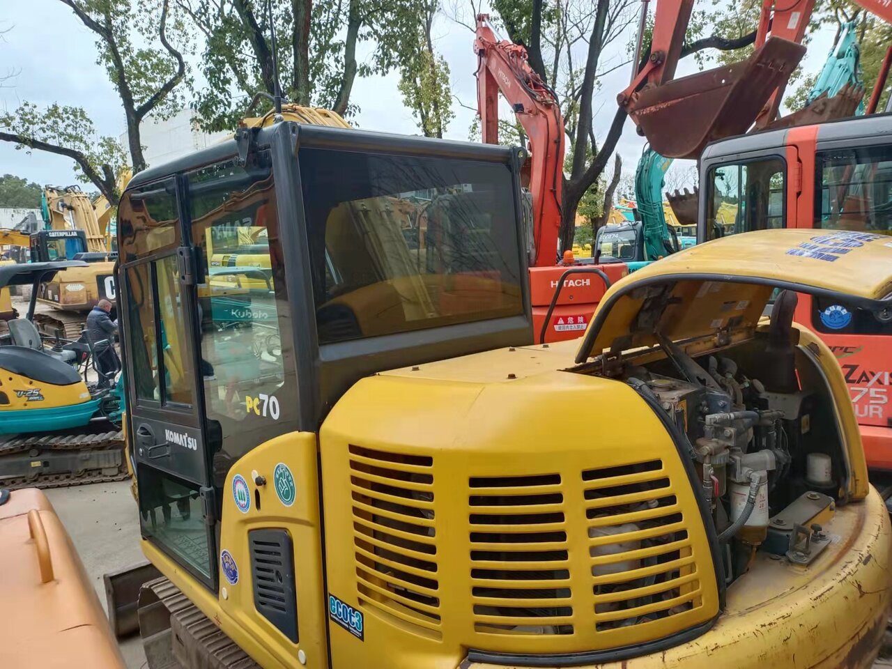 KOMATSU PC70-mini excavator - Minigraafmachine: afbeelding 3 KOMATSU PC70-mini excavator - Minigraafmachine: afbeelding 3