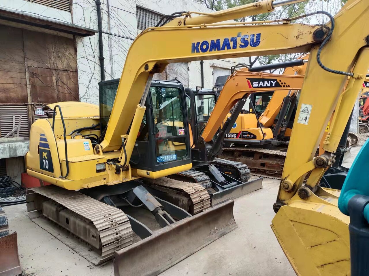 KOMATSU PC70-mini excavator - Minigraafmachine: afbeelding 2 KOMATSU PC70-mini excavator - Minigraafmachine: afbeelding 2