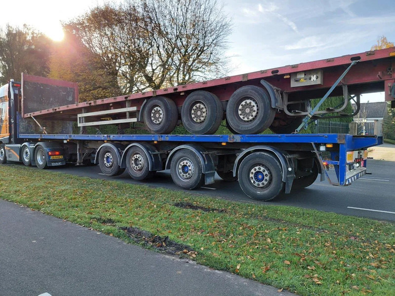 Kwb 4 AXLE HOLLAND TRAILER 41180 KG LOADING CAPACITY - Open bak met boorden oplegger: afbeelding 2 Kwb 4 AXLE HOLLAND TRAILER 41180 KG LOADING CAPACITY - Open bak met boorden oplegger: afbeelding 2
