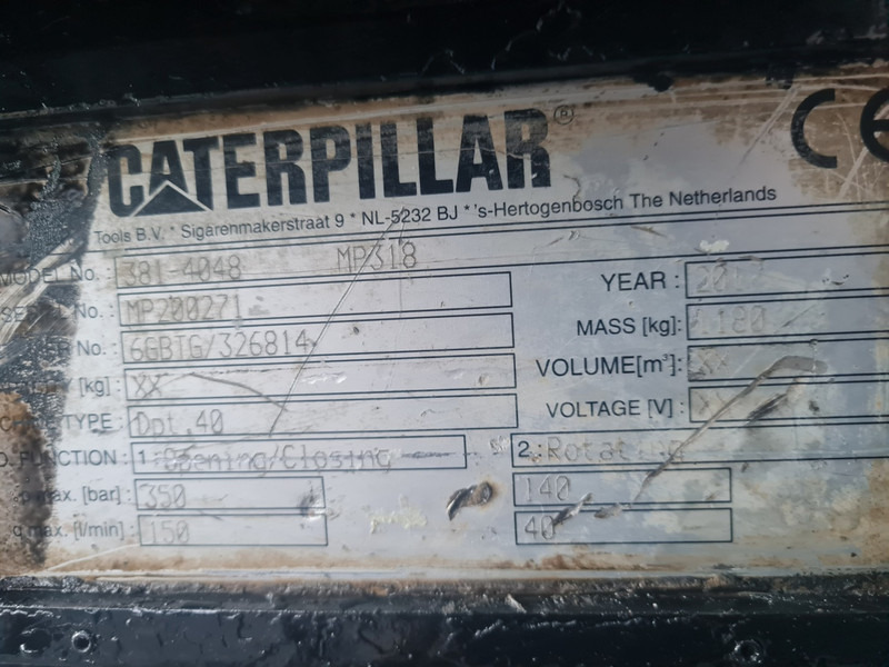 Sloopschaar Caterpillar verachtert pulverizer mp318 multi processor: afbeelding 6