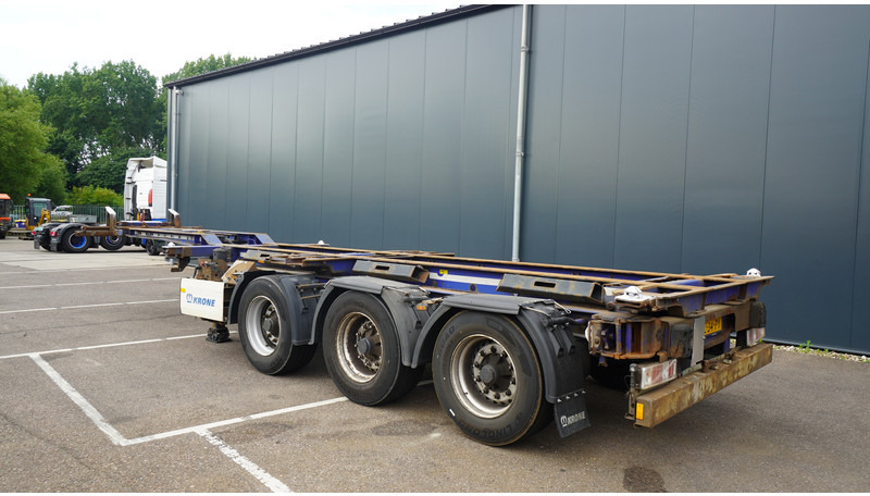 Krone 3 AXLE CONTAINER TRANSPORT TRAILER EXTENDABLE 45 FT - Containertransporter/ Wissellaadbak oplegger: afbeelding 4 Krone 3 AXLE CONTAINER TRANSPORT TRAILER EXTENDABLE 45 FT - Containertransporter/ Wissellaadbak oplegger: afbeelding 4