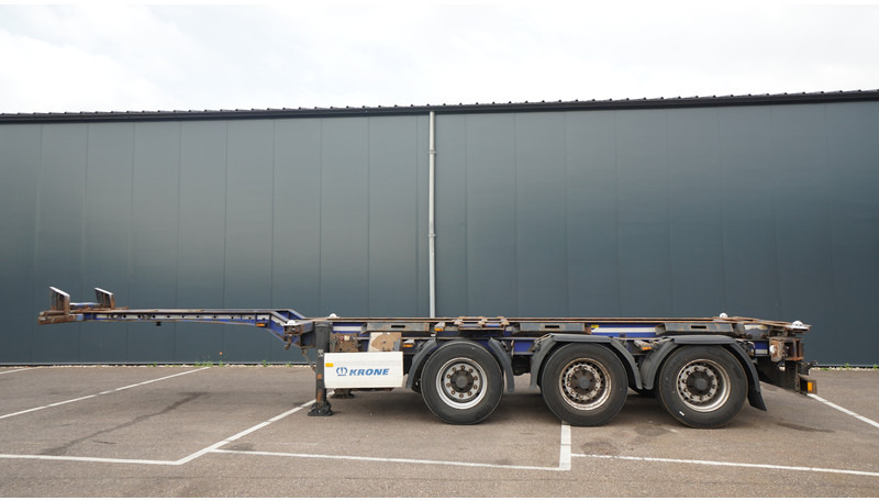 Krone 3 AXLE CONTAINER TRANSPORT TRAILER EXTENDABLE 45 FT - Containertransporter/ Wissellaadbak oplegger: afbeelding 1 Krone 3 AXLE CONTAINER TRANSPORT TRAILER EXTENDABLE 45 FT - Containertransporter/ Wissellaadbak oplegger: afbeelding 1