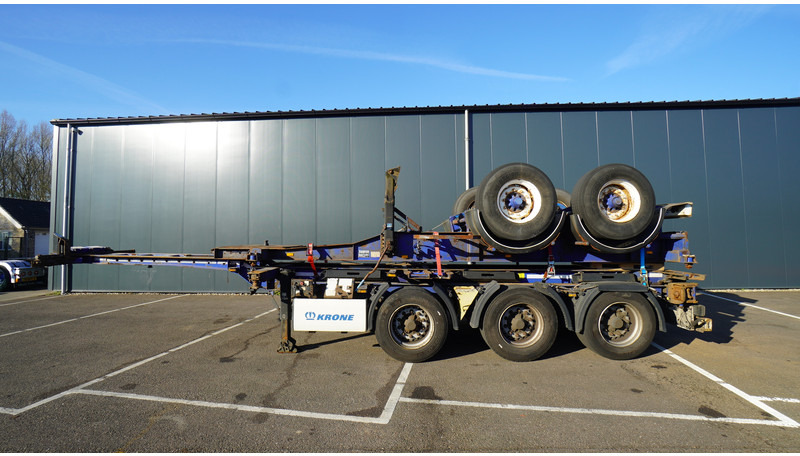 Krone 3 AXLE CONTAINER TRANSPORT TRAILER - Containertransporter/ Wissellaadbak oplegger: afbeelding 1 Krone 3 AXLE CONTAINER TRANSPORT TRAILER - Containertransporter/ Wissellaadbak oplegger: afbeelding 1