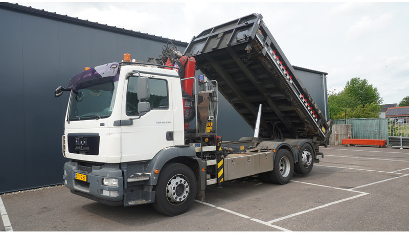 MAN TGM 26.290 TIPPER WITH HMF 1643 Z2 CRANE - Kraanwagen: afbeelding 5 MAN TGM 26.290 TIPPER WITH HMF 1643 Z2 CRANE - Kraanwagen: afbeelding 5