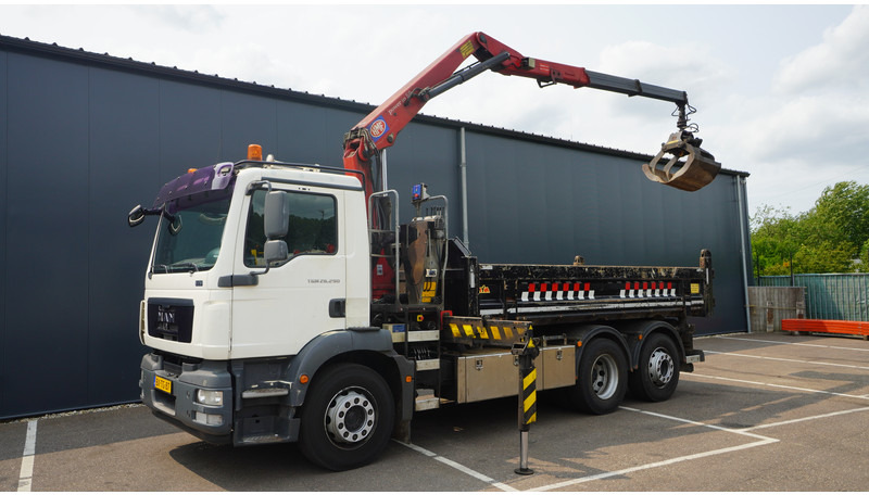 MAN TGM 26.290 TIPPER WITH HMF 1643 Z2 CRANE - Kraanwagen: afbeelding 2 MAN TGM 26.290 TIPPER WITH HMF 1643 Z2 CRANE - Kraanwagen: afbeelding 2