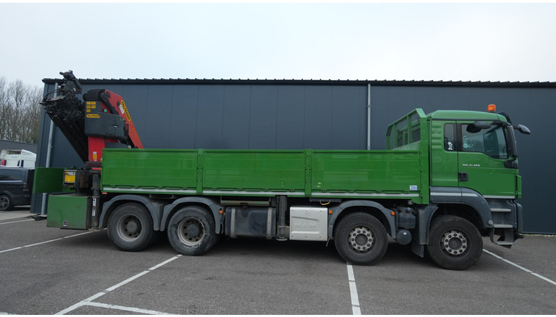 MAN TGS 41.460 8X4 OPEN BOX WITH PALFINGER PK 40002 EH CRANE 384.000KM - Kraanwagen: afbeelding 4 MAN TGS 41.460 8X4 OPEN BOX WITH PALFINGER PK 40002 EH CRANE 384.000KM - Kraanwagen: afbeelding 4