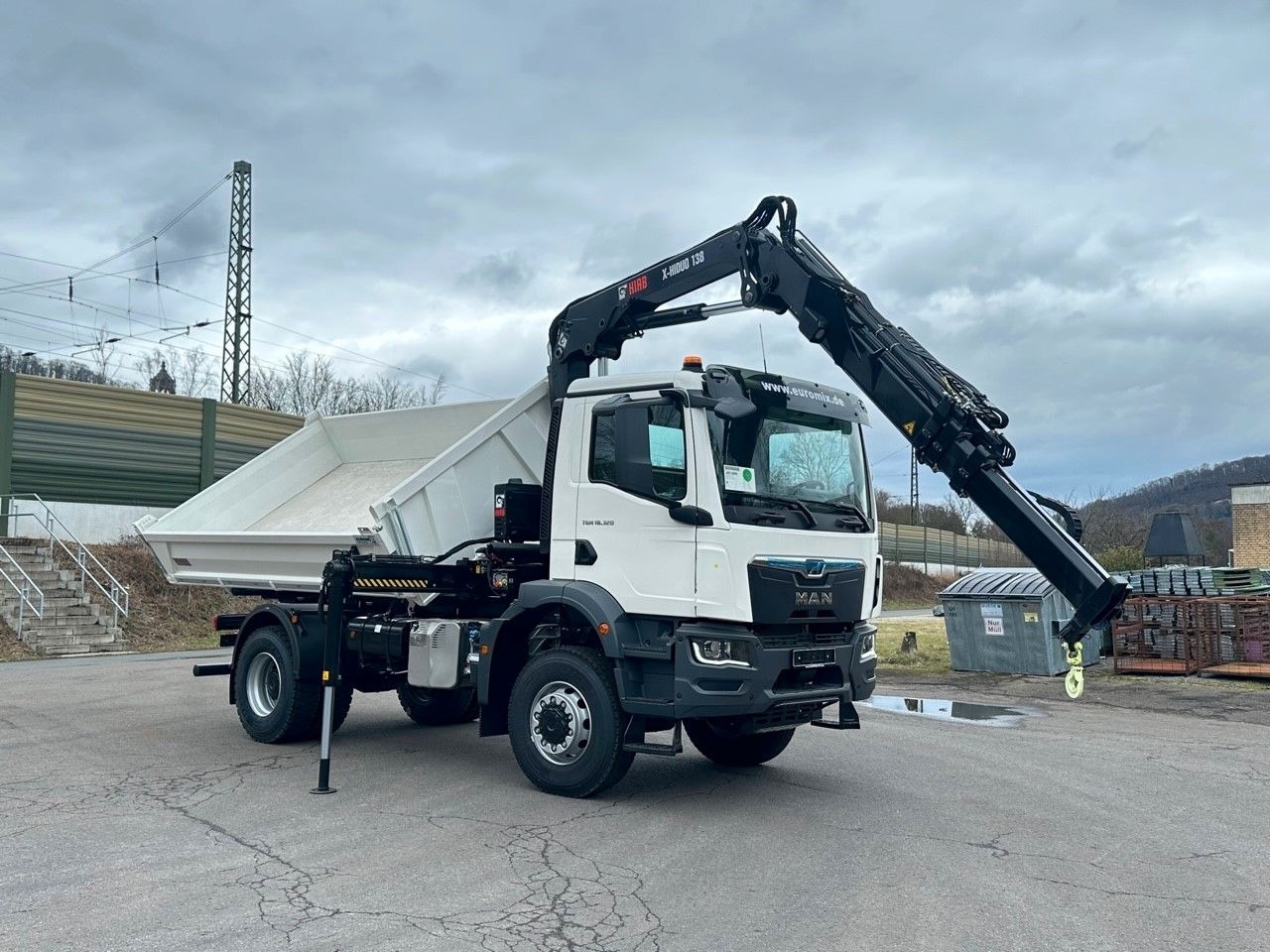 MAN TGM 18.320 4x4 Euro6e Hiab X-HiDuo 138DS-3 - Kipper vrachtwagen, Kraanwagen: afbeelding 5 MAN TGM 18.320 4x4 Euro6e Hiab X-HiDuo 138DS-3 - Kipper vrachtwagen, Kraanwagen: afbeelding 5