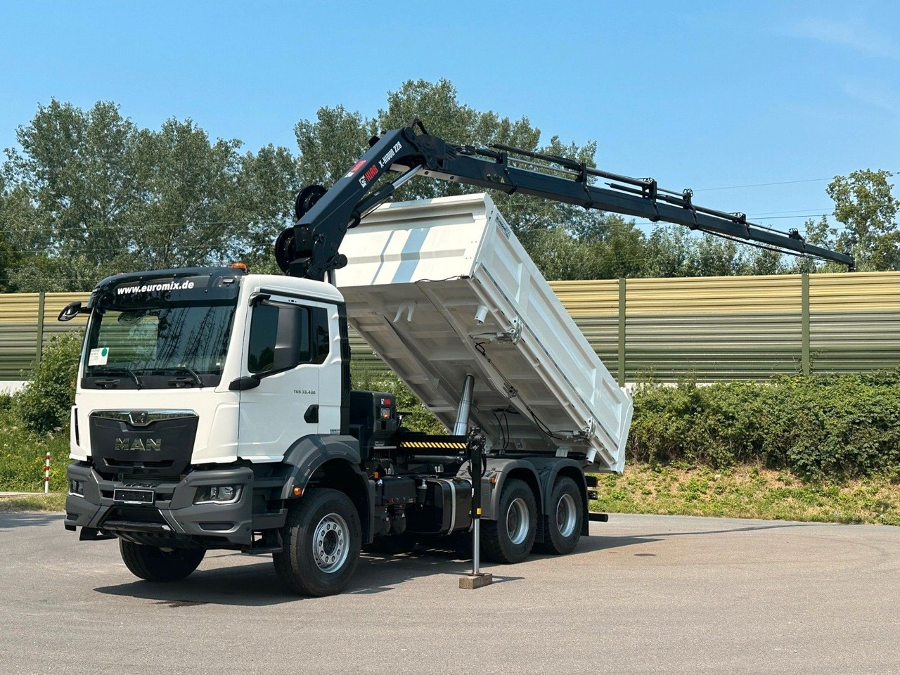 MAN TGS 33.440 6x4 /3-Seiten- Kipper / HIAB 228-6 - Kipper vrachtwagen, Kraanwagen: afbeelding 5 MAN TGS 33.440 6x4 /3-Seiten- Kipper / HIAB 228-6 - Kipper vrachtwagen, Kraanwagen: afbeelding 5