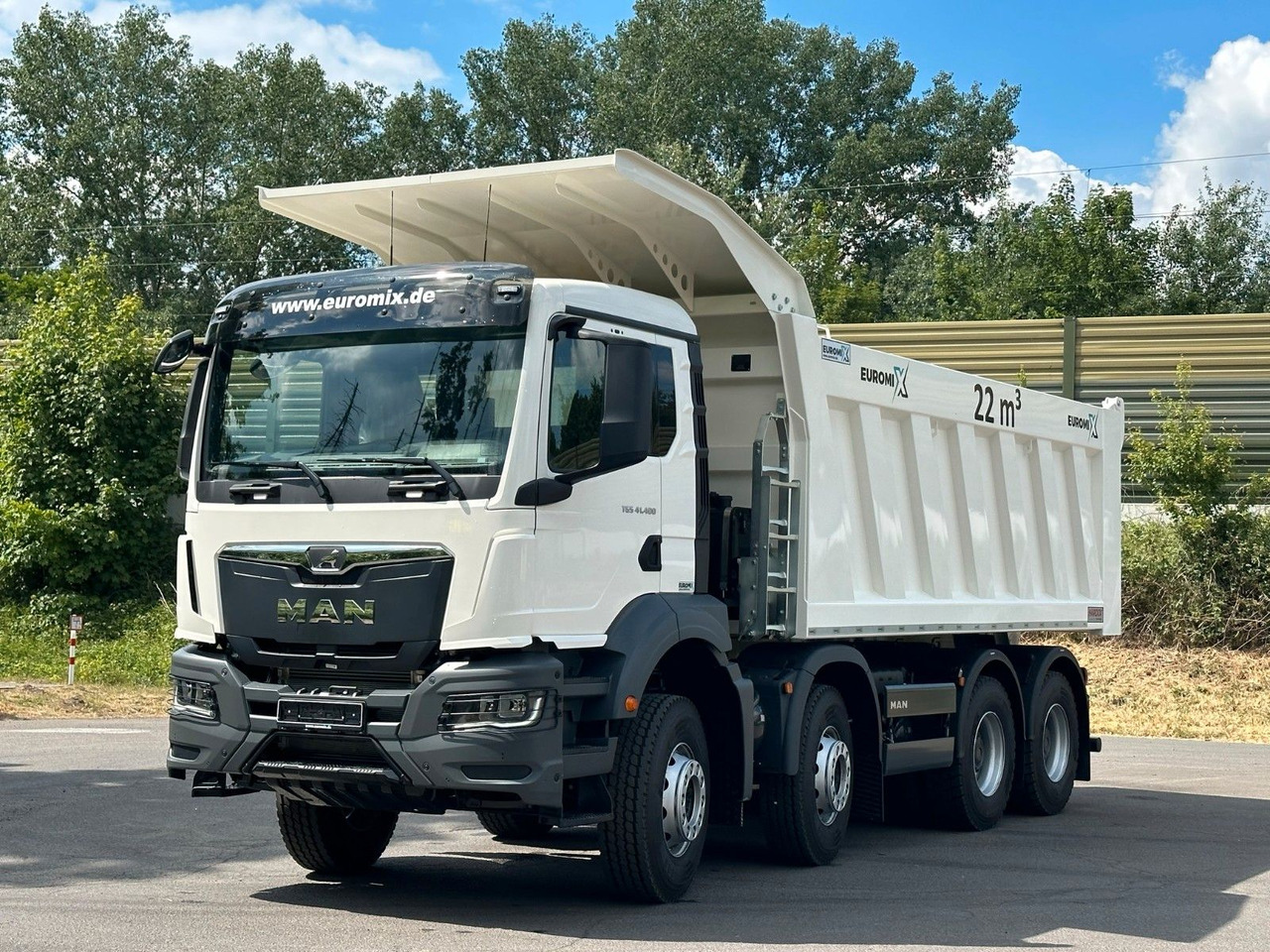 MAN TGS 41.400 8x4 / EUROMIX MTP 22m³/ Eckige Mulde - Kipper vrachtwagen: afbeelding 1 MAN TGS 41.400 8x4 / EUROMIX MTP 22m³/ Eckige Mulde - Kipper vrachtwagen: afbeelding 1