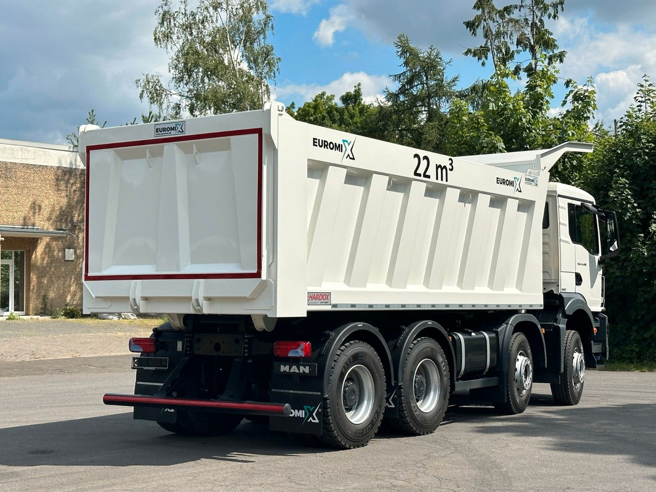 MAN TGS 41.400 8x4 / EUROMIX MTP 22m³/ Eckige Mulde - Kipper vrachtwagen: afbeelding 5 MAN TGS 41.400 8x4 / EUROMIX MTP 22m³/ Eckige Mulde - Kipper vrachtwagen: afbeelding 5