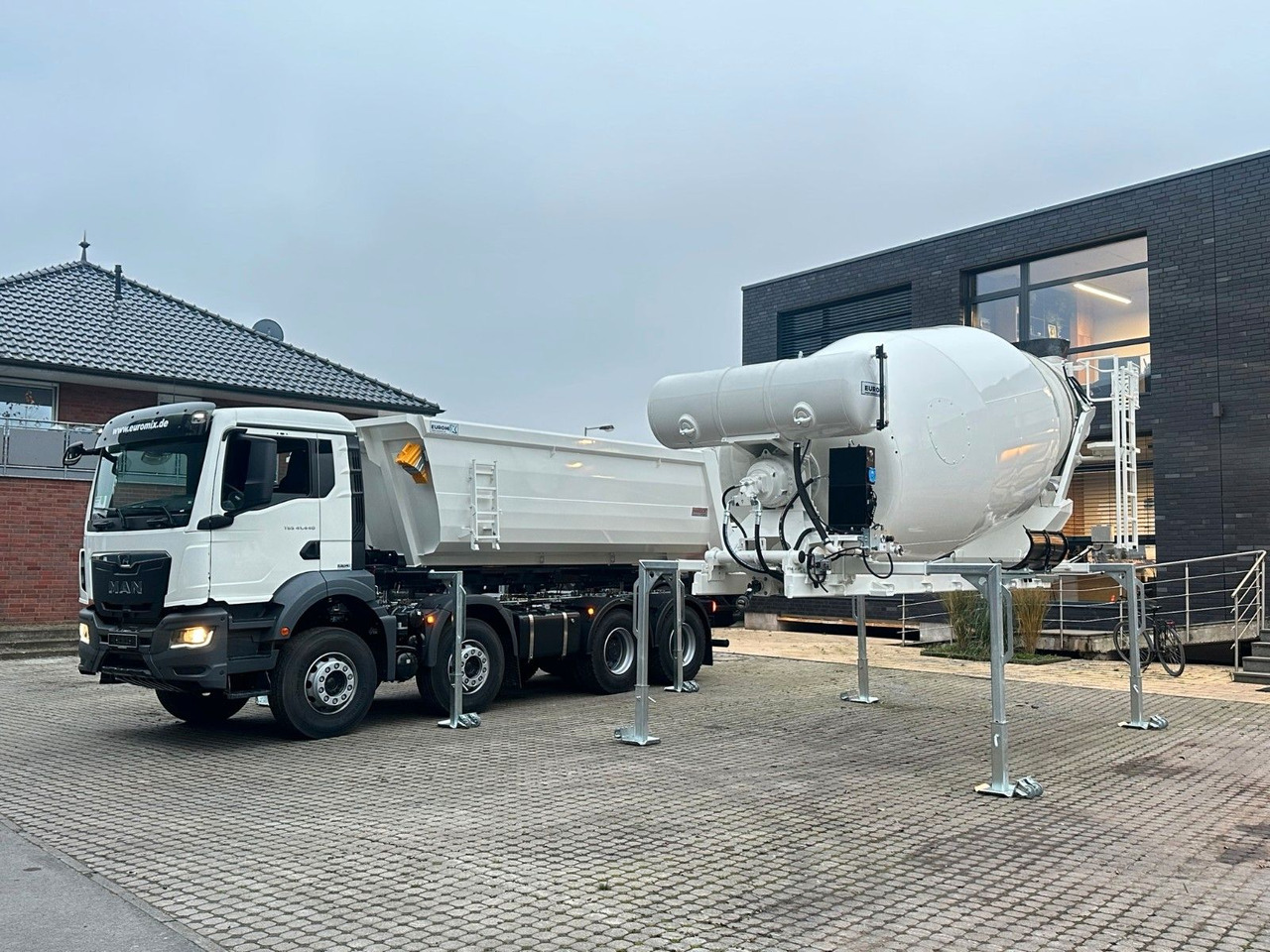MAN TGS 41.480 8x4 WECHSELSYSTEM KIPPER+MISCHER - Betonmixer: afbeelding 3 MAN TGS 41.480 8x4 WECHSELSYSTEM KIPPER+MISCHER - Betonmixer: afbeelding 3