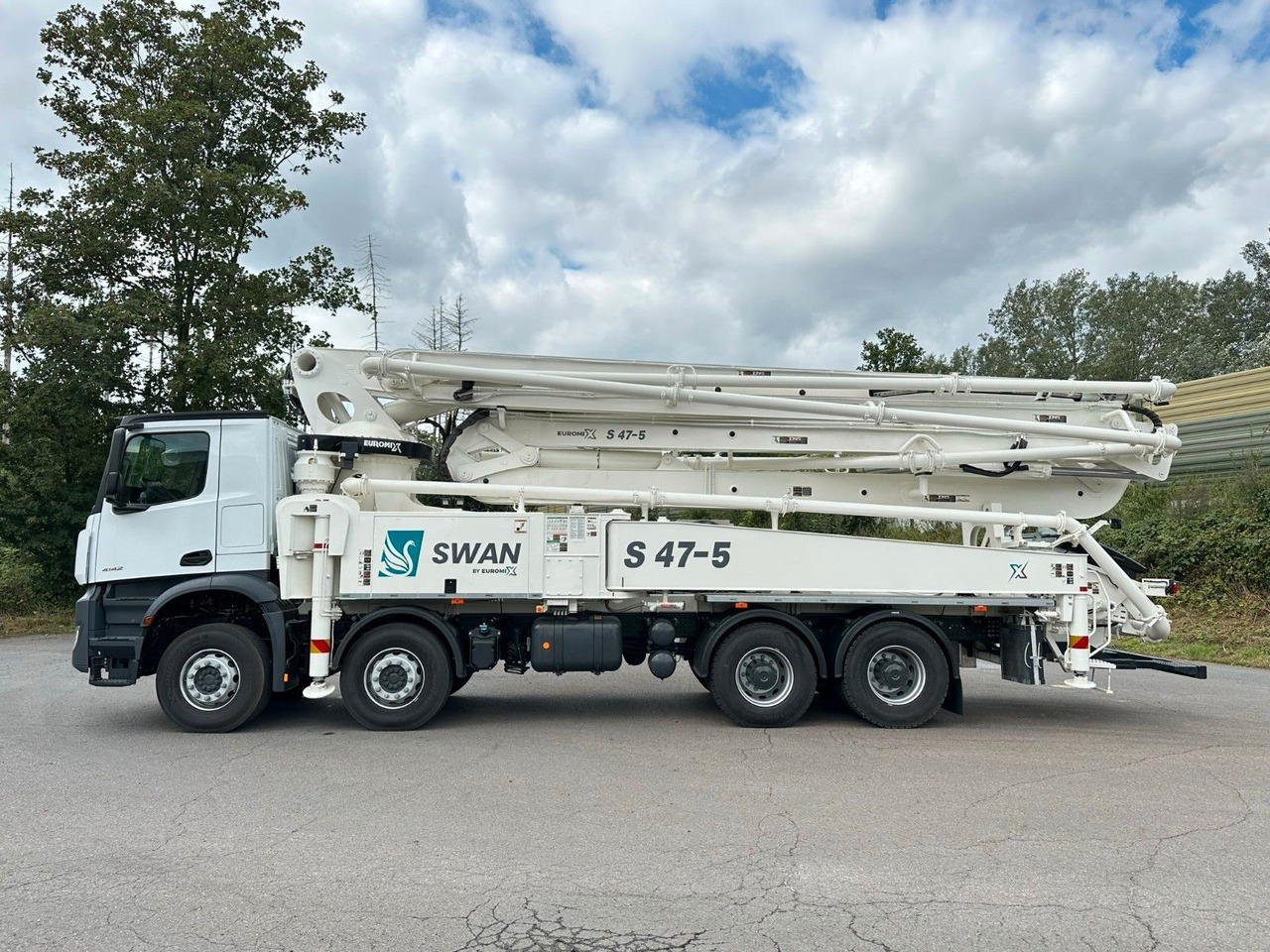 Mercedes-Benz Arocs 5 4142 8x4 SWAN TSP 47-5 160RZ ( 47m ) - Betonmixer: afbeelding 5 Mercedes-Benz Arocs 5 4142 8x4 SWAN TSP 47-5 160RZ ( 47m ) - Betonmixer: afbeelding 5