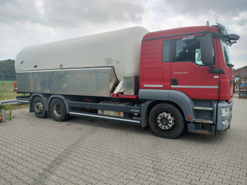 MAN TGS 26.400 6x2-4 LL 26900 Liter Gas tank truck ID 2.168 Rootselaar, flowmeter, pump - Tankwagen: afbeelding 1 MAN TGS 26.400 6x2-4 LL 26900 Liter Gas tank truck ID 2.168 Rootselaar, flowmeter, pump - Tankwagen: afbeelding 1
