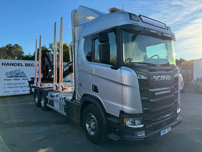 Scania R730 V8 6X4, Retarder, Timber-truck + Crane, 2020 - Houttransport, Kraanwagen: afbeelding 2 Scania R730 V8 6X4, Retarder, Timber-truck + Crane, 2020 - Houttransport, Kraanwagen: afbeelding 2