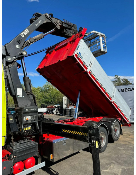 Volvo FM 6x2, Tipper + Crane and Skylift, 2009 - Kipper vrachtwagen, Kraanwagen: afbeelding 4 Volvo FM 6x2, Tipper + Crane and Skylift, 2009 - Kipper vrachtwagen, Kraanwagen: afbeelding 4
