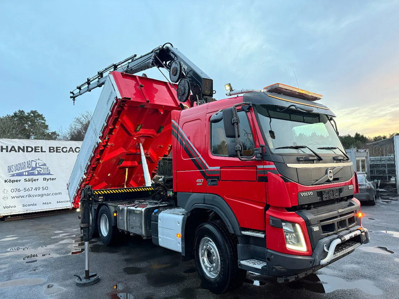 Volvo FMX 410 6x2*4, Tipper & Crane, 2015 - Kipper vrachtwagen, Kraanwagen: afbeelding 1 Volvo FMX 410 6x2*4, Tipper & Crane, 2015 - Kipper vrachtwagen, Kraanwagen: afbeelding 1