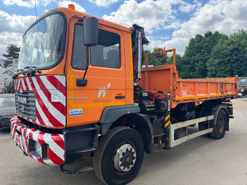 MAN ME18.250 **4x4-PALFINGER PK7501-182000Km** - Kipper vrachtwagen, Kraanwagen: afbeelding 2 MAN ME18.250 **4x4-PALFINGER PK7501-182000Km** - Kipper vrachtwagen, Kraanwagen: afbeelding 2