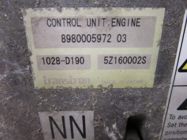 ISUZU NQR 5.2 ENGINE ECU 8980005972 03 - ECU voor Vrachtwagen: afbeelding 2 ISUZU NQR 5.2 ENGINE ECU 8980005972 03 - ECU voor Vrachtwagen: afbeelding 2