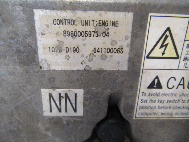 ISUZU NQR ENGINE CONTROL UNIT P/NO 8980005973 04 - ECU voor Vrachtwagen: afbeelding 2 ISUZU NQR ENGINE CONTROL UNIT P/NO 8980005973 04 - ECU voor Vrachtwagen: afbeelding 2