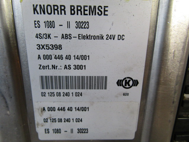 MERCEDES ATEGO 1823 ABS ECU P/NO A0004464014/001 - ECU voor Vrachtwagen: afbeelding 2 MERCEDES ATEGO 1823 ABS ECU P/NO A0004464014/001 - ECU voor Vrachtwagen: afbeelding 2
