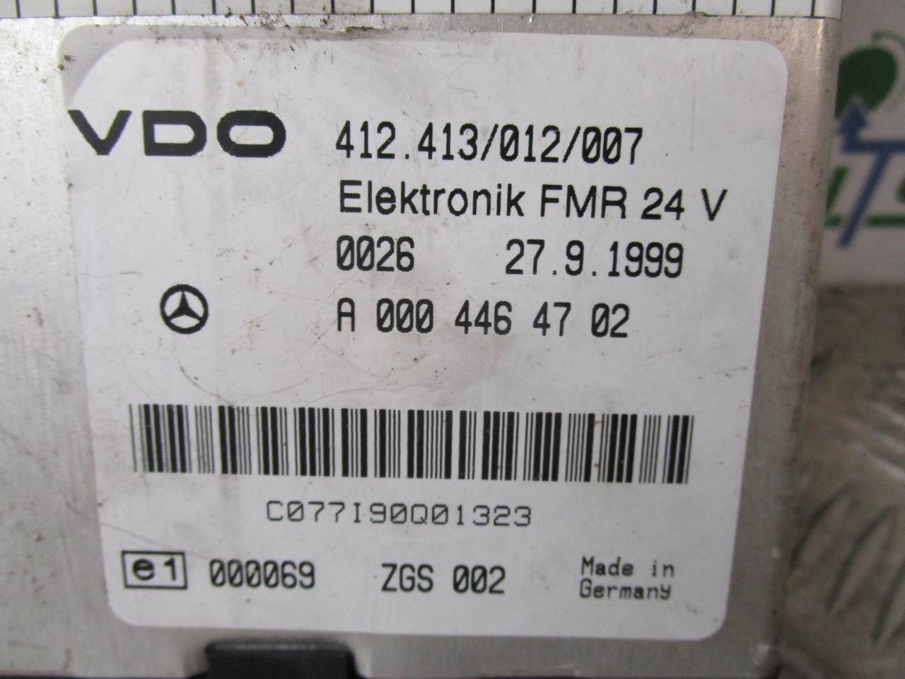 MERCEDES ATEGO FMR UNIT P/NO A0004464702 - Elektrisch systeem voor Vrachtwagen: afbeelding 2 MERCEDES ATEGO FMR UNIT P/NO A0004464702 - Elektrisch systeem voor Vrachtwagen: afbeelding 2