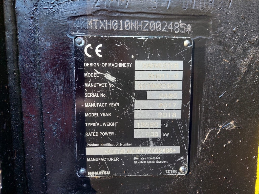 Komatsu 911 - Harvester: afbeelding 2 Komatsu 911 - Harvester: afbeelding 2