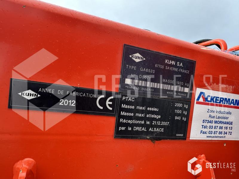 Hooischudder Kuhn GA6520 MASTERDRIVE: afbeelding 6