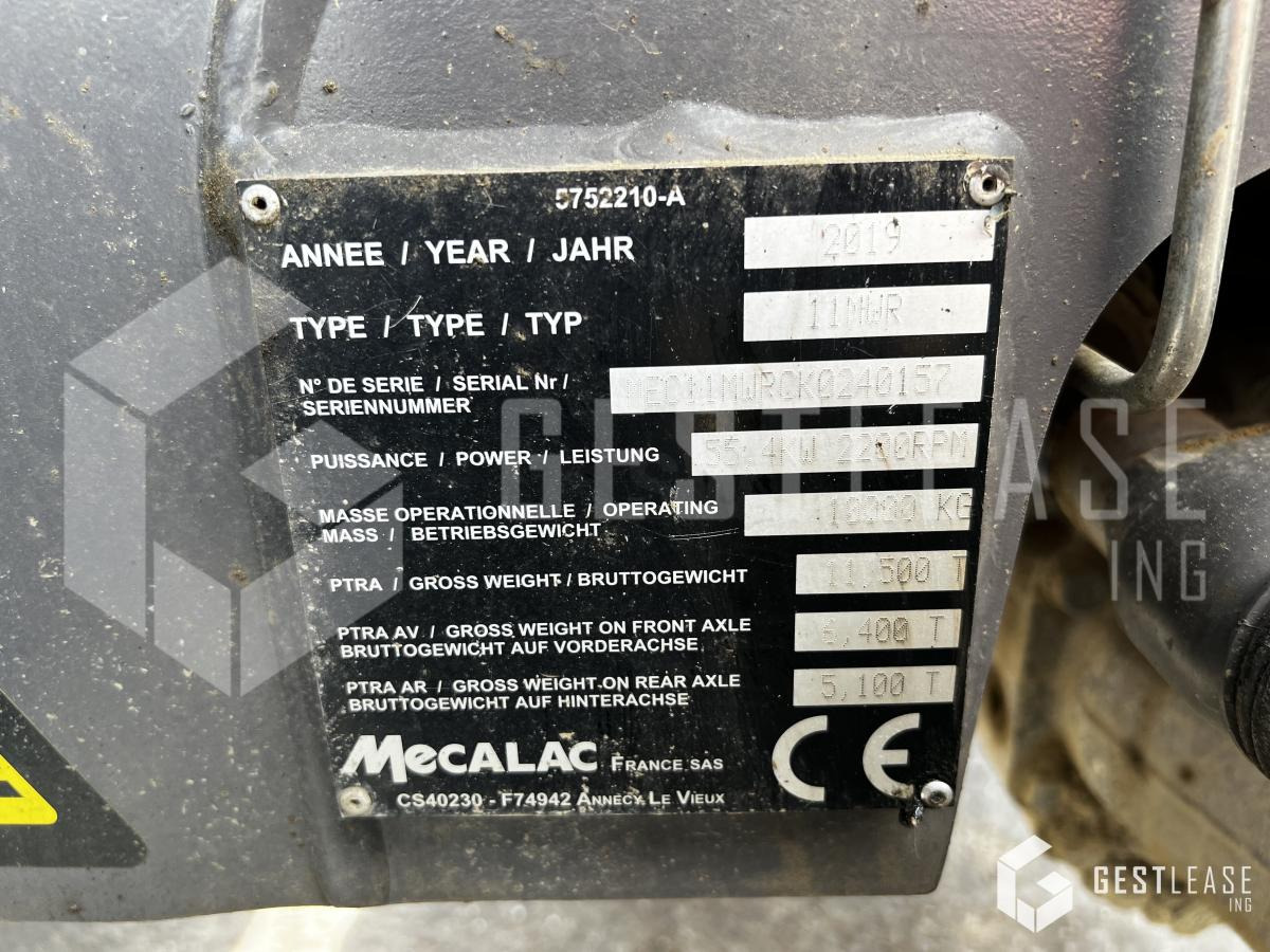 Mecalac 11 MWR - Mobiele graafmachine: afbeelding 5 Mecalac 11 MWR - Mobiele graafmachine: afbeelding 5