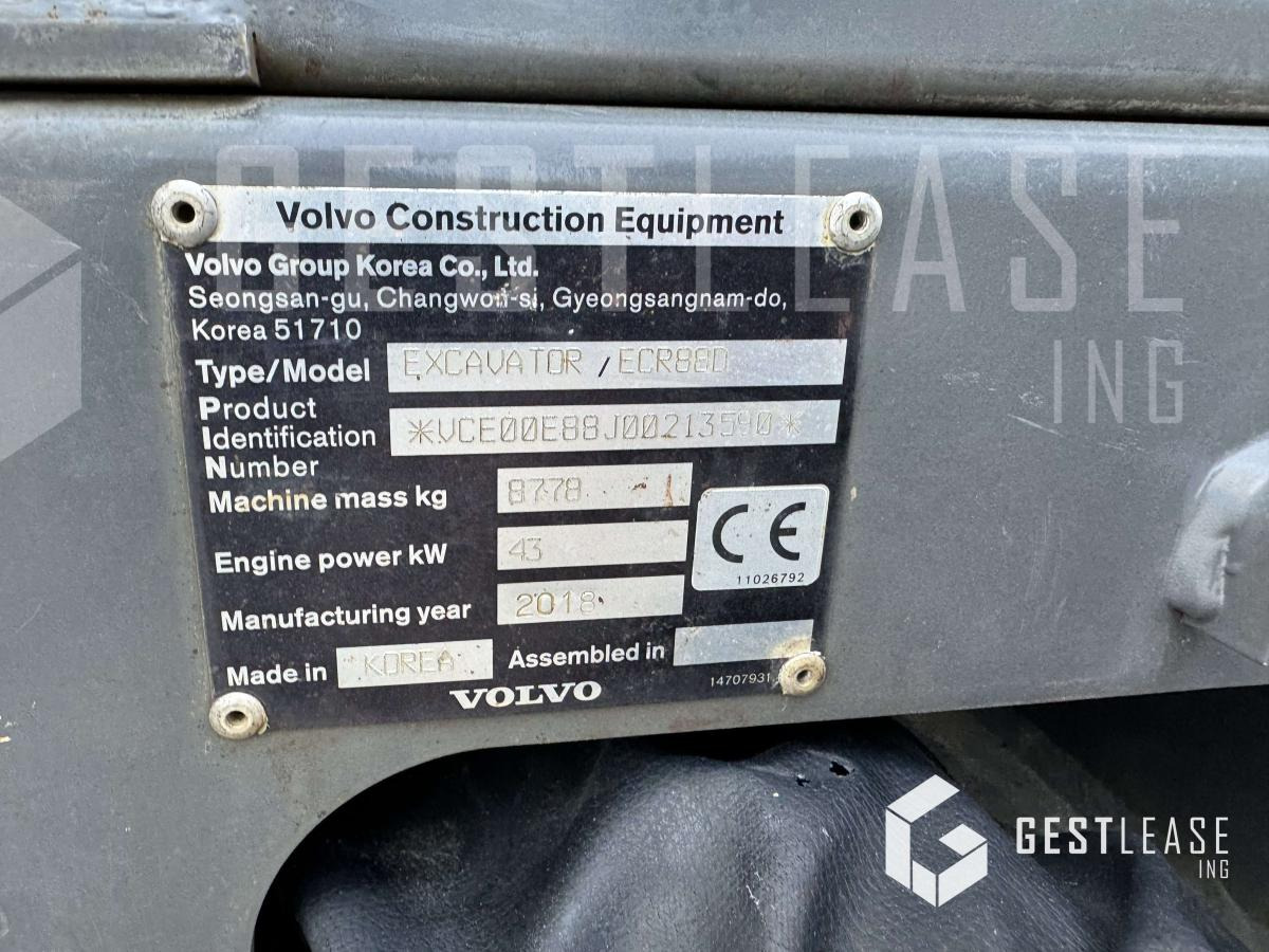 Volvo ECR88D - Rupsgraafmachine: afbeelding 5 Volvo ECR88D - Rupsgraafmachine: afbeelding 5