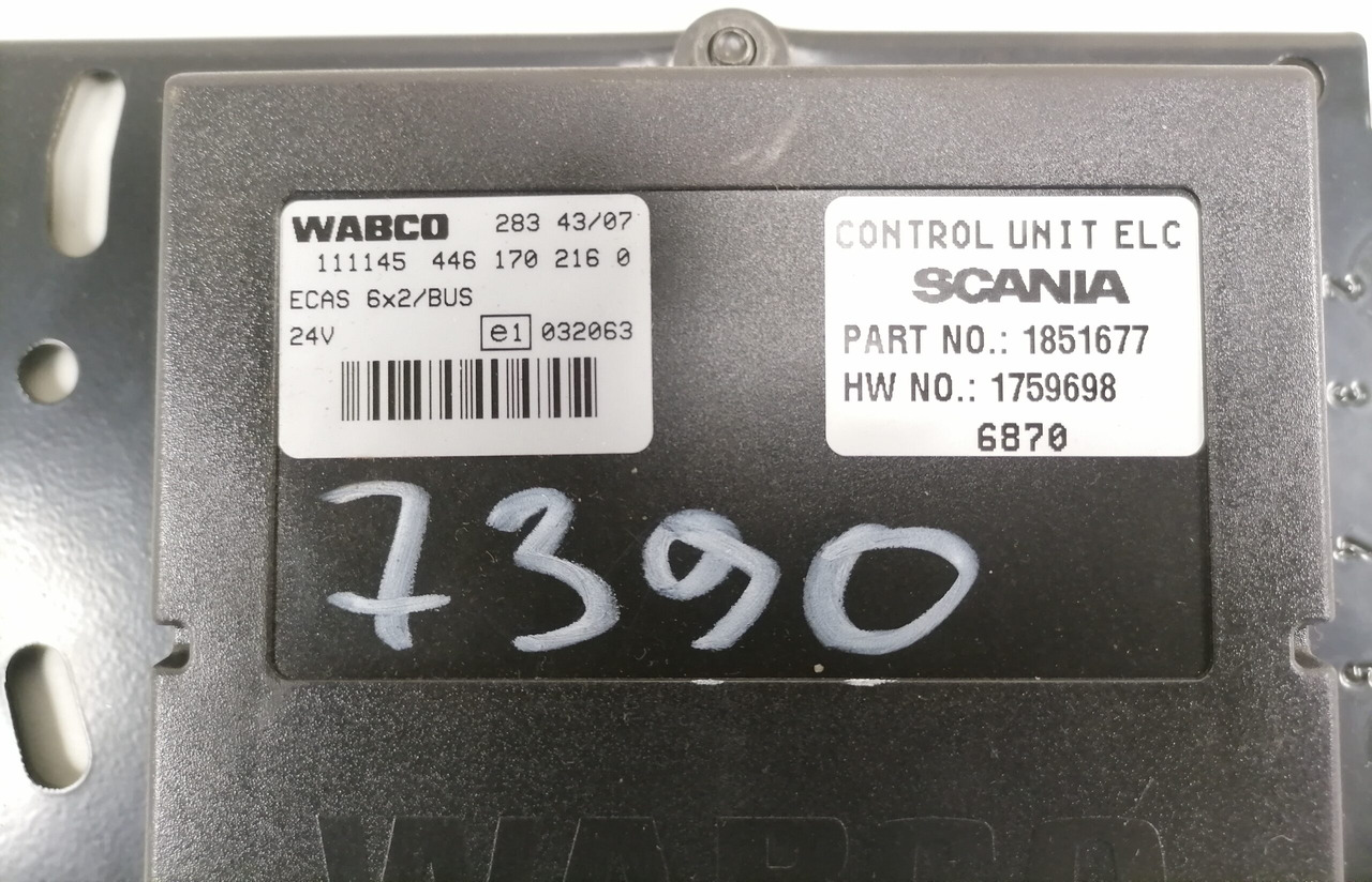 Scania Ecu, ECAS 1851677 - ECU voor Vrachtwagen: afbeelding 3 Scania Ecu, ECAS 1851677 - ECU voor Vrachtwagen: afbeelding 3
