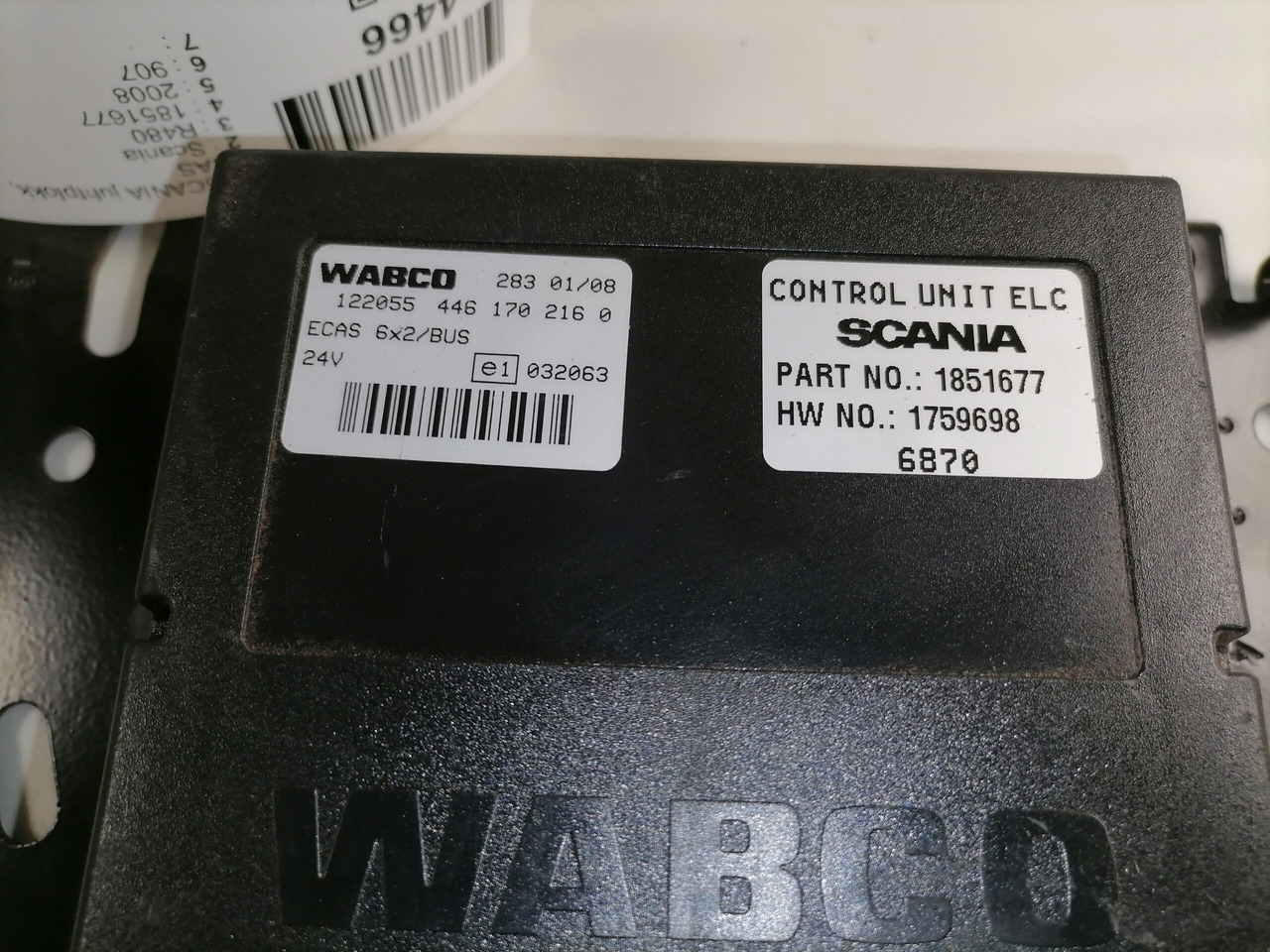 Scania Ecu, ECAS 1851677 - ECU voor Vrachtwagen: afbeelding 2 Scania Ecu, ECAS 1851677 - ECU voor Vrachtwagen: afbeelding 2