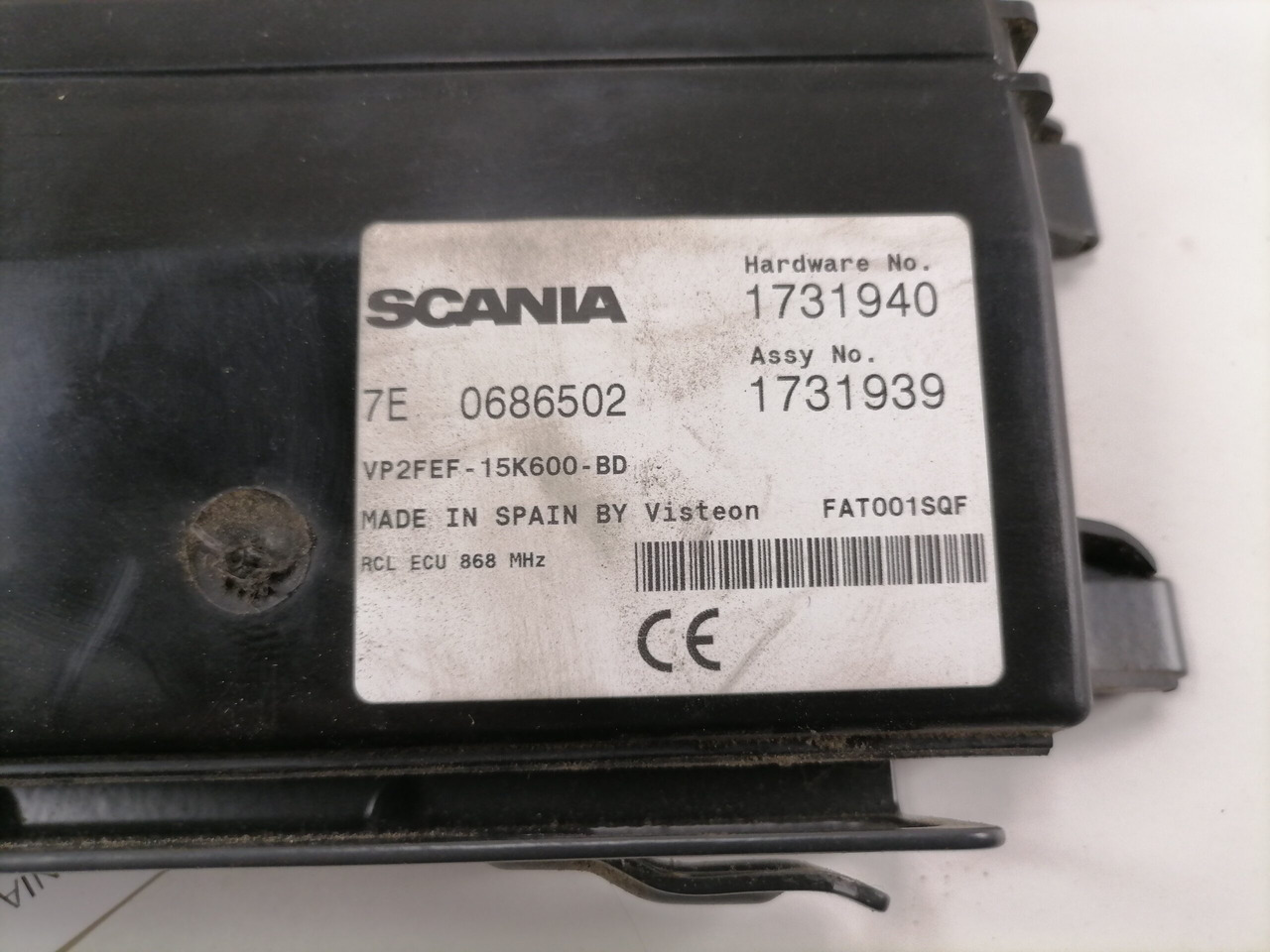 Scania Ecu, LAS 1731940 - ECU voor Vrachtwagen: afbeelding 3 Scania Ecu, LAS 1731940 - ECU voor Vrachtwagen: afbeelding 3