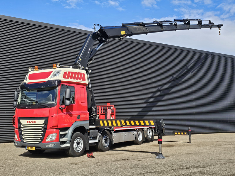 DAF CF 460 8x2/6 / FASSI 82 t/m CRANE / KRAN - 18.3 mtr - Vrachtwagen met open laadbak, Kraanwagen: afbeelding 1 DAF CF 460 8x2/6 / FASSI 82 t/m CRANE / KRAN - 18.3 mtr - Vrachtwagen met open laadbak, Kraanwagen: afbeelding 1
