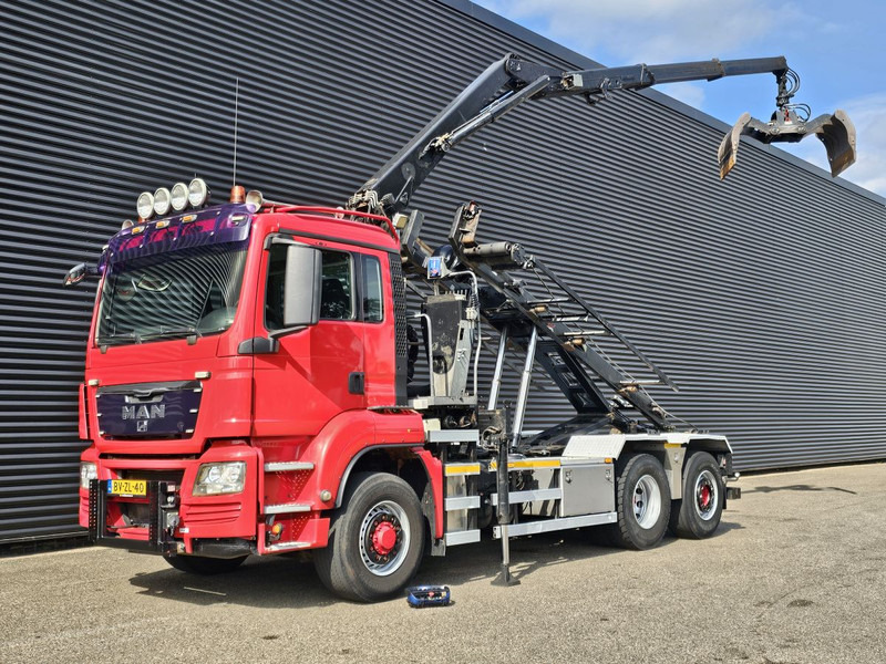 MAN TGS 26.400 / 6x4H-2 / HMF Z KRAAN + CONTAINERSYSTEM - Kabelsysteem truck, Kraanwagen: afbeelding 1 MAN TGS 26.400 / 6x4H-2 / HMF Z KRAAN + CONTAINERSYSTEM - Kabelsysteem truck, Kraanwagen: afbeelding 1