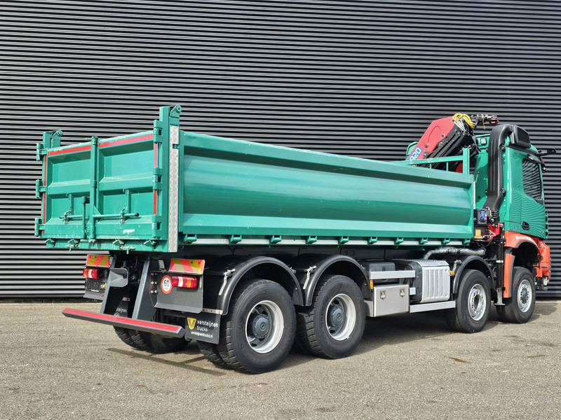 Mercedes-Benz AROCS 4145 / 8X6 / TIPPER + HMF CRANE - Kraanwagen: afbeelding 3 Mercedes-Benz AROCS 4145 / 8X6 / TIPPER + HMF CRANE - Kraanwagen: afbeelding 3