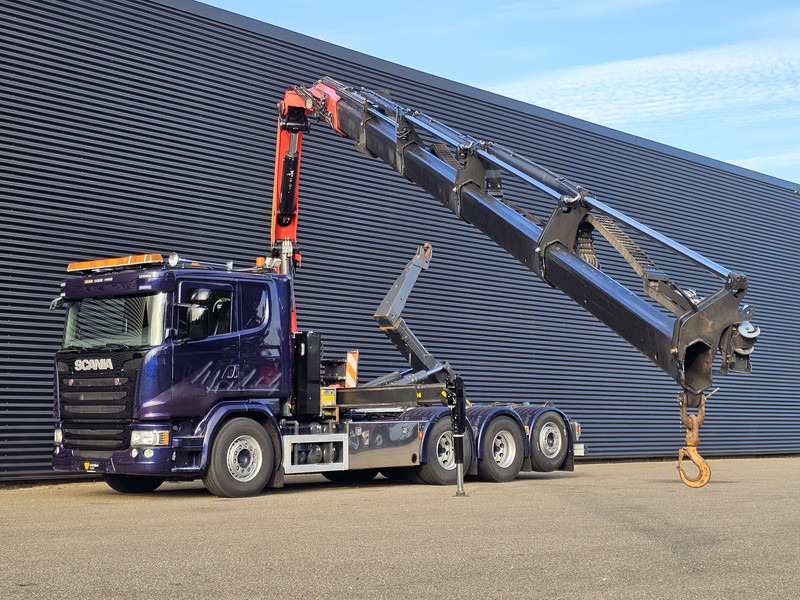 Scania G490 8x4*4 / PALFINGER CRANE + HOOKLIFT - Haakarmsysteem vrachtwagen, Kraanwagen: afbeelding 3 Scania G490 8x4*4 / PALFINGER CRANE + HOOKLIFT - Haakarmsysteem vrachtwagen, Kraanwagen: afbeelding 3