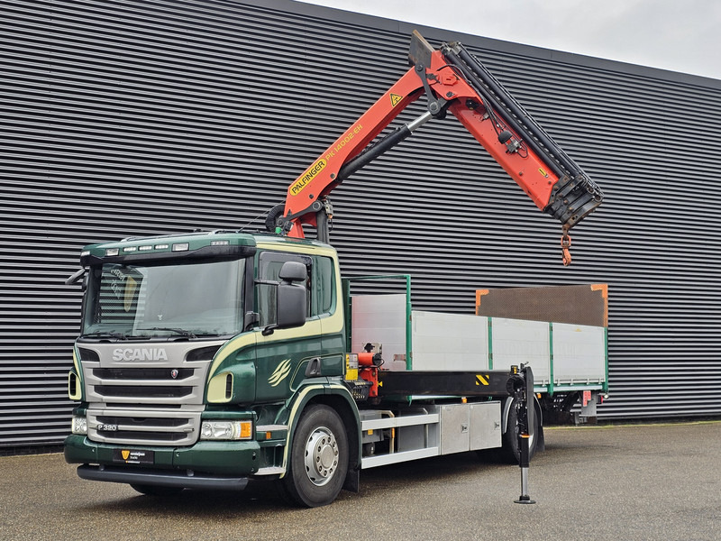 Scania P320 4x2 / PALFINGER 14TM / CRANE/KRAN/GRUE - Vrachtwagen met open laadbak, Kraanwagen: afbeelding 3 Scania P320 4x2 / PALFINGER 14TM / CRANE/KRAN/GRUE - Vrachtwagen met open laadbak, Kraanwagen: afbeelding 3