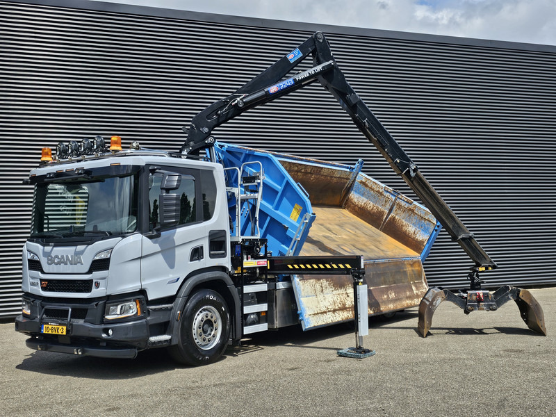 Scania P420 6x2-4 / HMF Z KRAAN / 2 KANTEN KIPPER - Kipper vrachtwagen, Kraanwagen: afbeelding 2 Scania P420 6x2-4 / HMF Z KRAAN / 2 KANTEN KIPPER - Kipper vrachtwagen, Kraanwagen: afbeelding 2