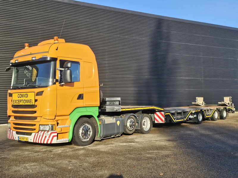 Scania R410 6x2 / RETARDER + NOOTEBOOM DIEPLADER - Dieplader oplegger: afbeelding 1 Scania R410 6x2 / RETARDER + NOOTEBOOM DIEPLADER - Dieplader oplegger: afbeelding 1