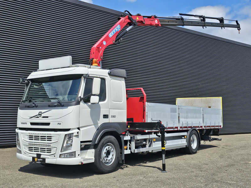 Volvo FM 330 4x2 / EFFER 12.5 t/m CRANE / KRAN - Vrachtwagen met open laadbak, Kraanwagen: afbeelding 1 Volvo FM 330 4x2 / EFFER 12.5 t/m CRANE / KRAN - Vrachtwagen met open laadbak, Kraanwagen: afbeelding 1