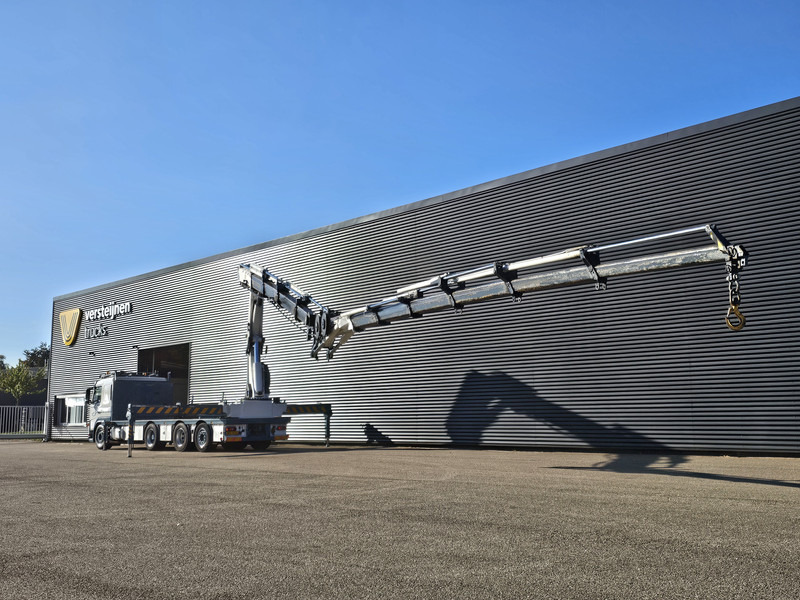 Volvo FM 420 8x2 / HMF 55 t/m CRANE + JIB - Vrachtwagen met open laadbak, Kraanwagen: afbeelding 3 Volvo FM 420 8x2 / HMF 55 t/m CRANE + JIB - Vrachtwagen met open laadbak, Kraanwagen: afbeelding 3