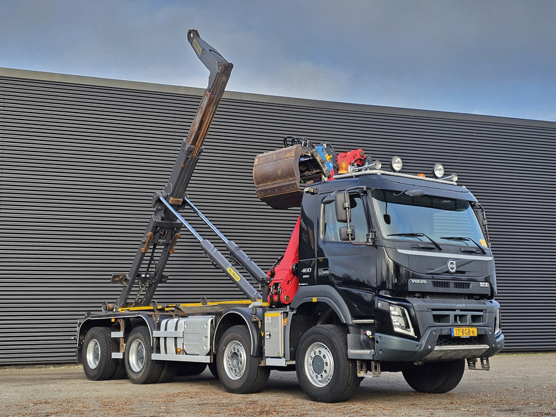 Volvo FM 460 8x6 / PALFINGER EPSILON / HOOKLIFT - Haakarmsysteem vrachtwagen, Kraanwagen: afbeelding 4 Volvo FM 460 8x6 / PALFINGER EPSILON / HOOKLIFT - Haakarmsysteem vrachtwagen, Kraanwagen: afbeelding 4